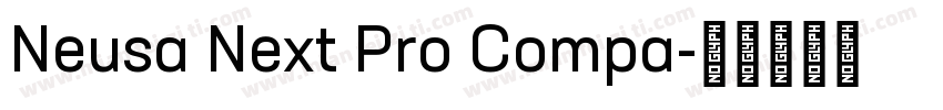 Neusa Next Pro Compa字体转换